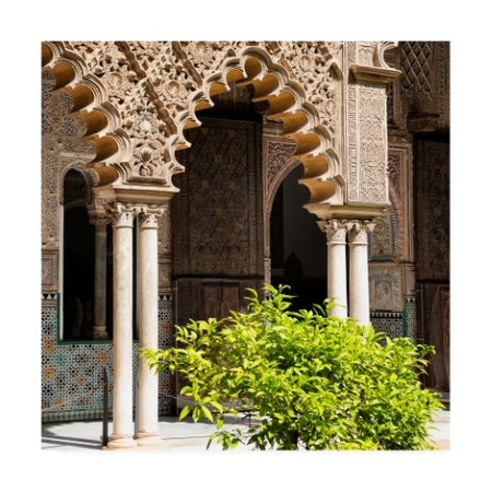 Philippe Hugonnard 'Made In Spain 3 Arabic Arches' Canvas Art,18x18